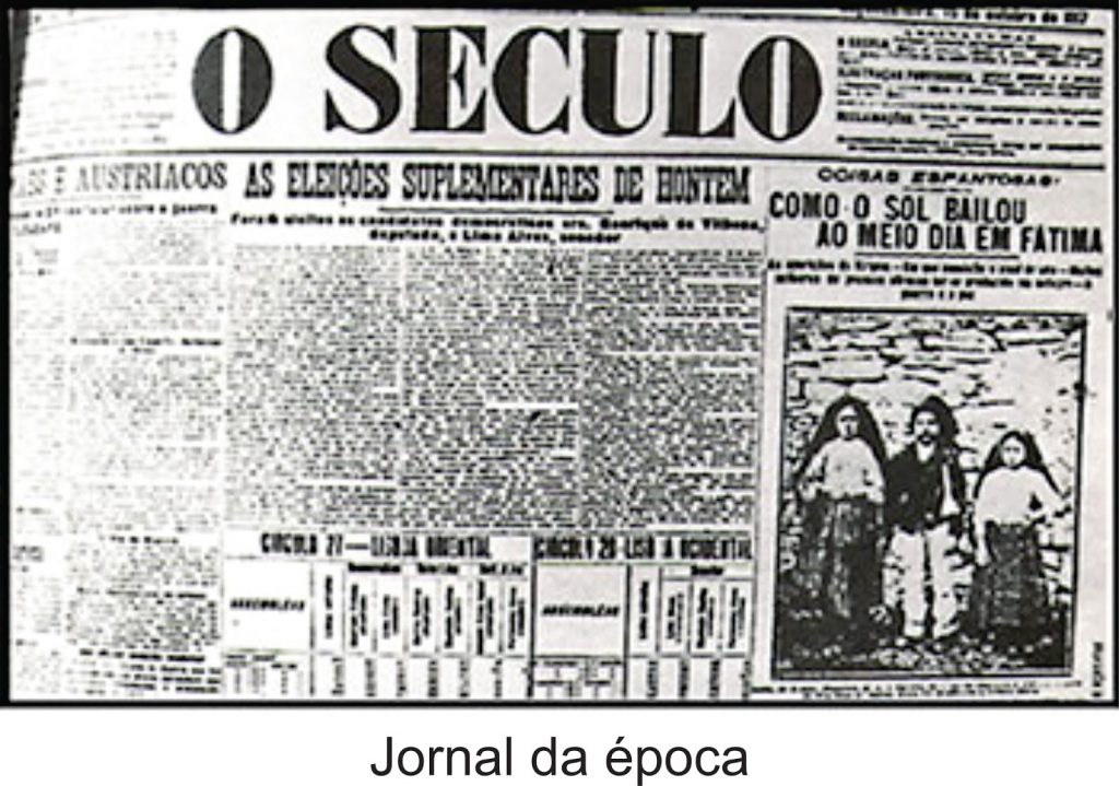 Miracle of the Sun - "O Seculo" newspaper.
